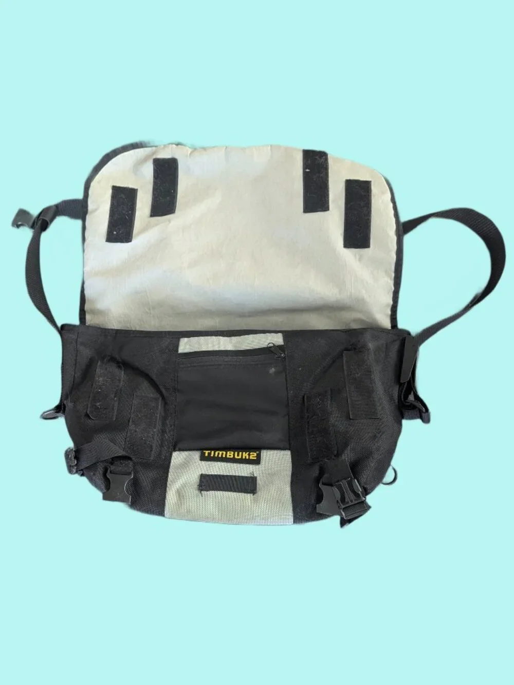 Timbuk2 Black and Gray Messenger Bag with Adjustable Shoulder strap